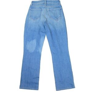 L’AGENCE Nadia High‎ Rise Crop Straight Leg Jeans, Size 24 FLAWED Project Ready!